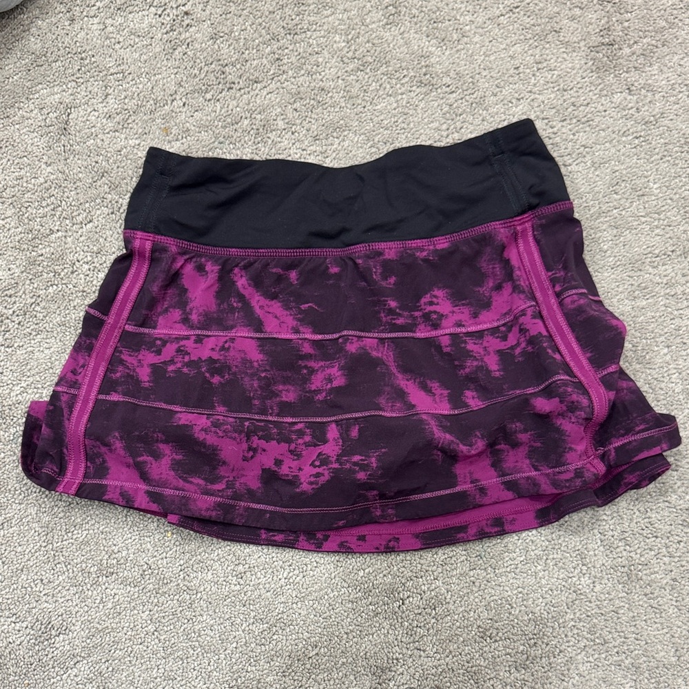 Lululemon Purple and Black Skort size 2